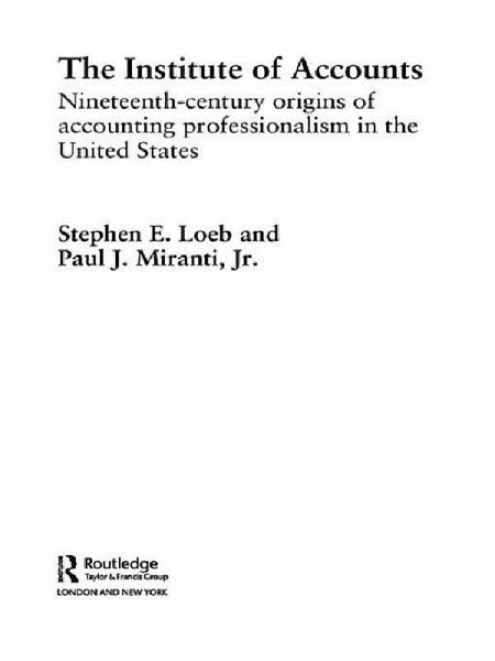 The Institute of Accounts (eBook, PDF)