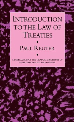 Introduction To The Law Of Treaties (eBook, PDF) - Reuter, Paul