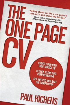Cover One Page CV, The
