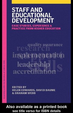 Cover Staff and Educational Development (eBook, ePUB)