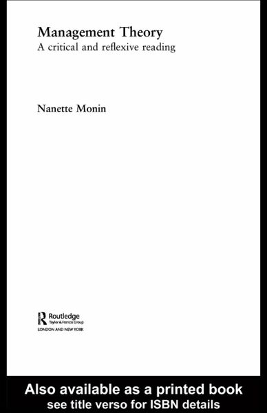 Management Theory (eBook, ePUB) Management Theory (eBook, ePUB)