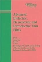 Cover Advanced Dielectric, Piezoelectric and Ferroelectric Thin Films (eBook, PDF)