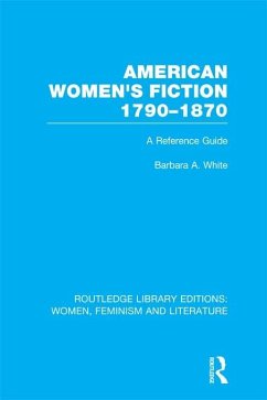 Cover American Women's Fiction, 1790-1870 (eBook, ePUB)