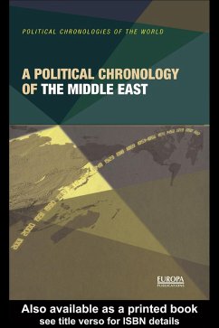 A Political Chronology of the Middle East (eBook, PDF) - Publications, Europa