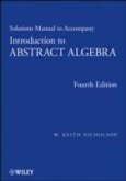 Solutions Manual to accompany Introduction to Abstract Algebra, 4e, Solutions Manual (eBook, ePUB)