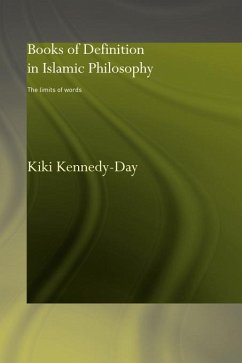 Books of Definition in Islamic Philosophy (eBook, PDF) - Kennedy-Day, Kiki