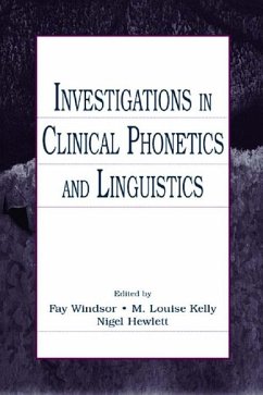 Cover Investigations in Clinical Phonetics and Linguistics (eBook, PDF)