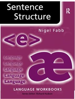 Sentence Structure (eBook, ePUB) - Fabb, Nigel