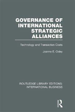 Governance of International Strategic Alliances (RLE International Business) (eBook, ePUB) - Oxley, Joanne