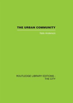 The Urban Community (eBook, ePUB) - Andersen, Nels