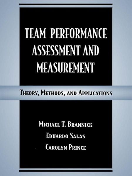 Team Performance Assessment and Measurement (eBook, ePUB) Team Performance Assessment and Measurement (eBook, ePUB)