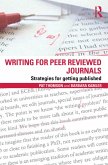 Writing for Peer Reviewed Journals (eBook, PDF)