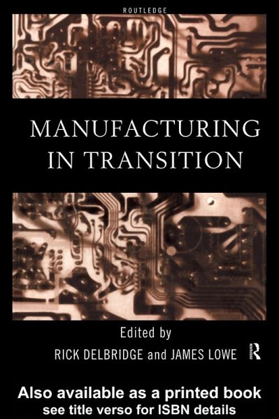 Manufacturing in Transition (eBook, ePUB)