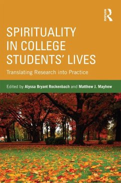 Cover Spirituality in College Students' Lives (eBook, PDF)