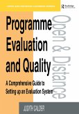 Programme Evaluation and Quality (eBook, ePUB)