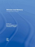 Witness and Memory (eBook, PDF)