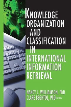 Cover Knowledge Organization and Classification in International Information Retrieval (eBook, ePUB)