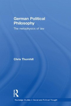 Cover German Political Philosophy (eBook, PDF)