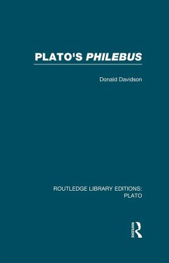 Cover Plato's Philebus (RLE: Plato) (eBook, PDF)