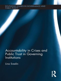 Accountability in Crises and Public Trust in Governing Institutions (eBook, ePUB) - Svedin, Lina