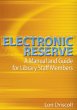Electronic Reserve (eBook, PDF) - Bild 1