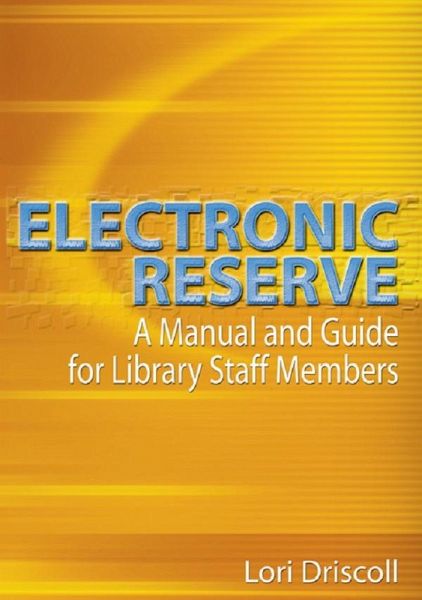 Electronic Reserve (eBook, PDF)
