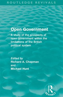 Cover Open Government (Routledge Revivals) (eBook, ePUB)