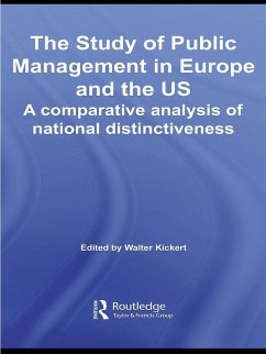 The Study of Public Management in Europe and the US (eBook, ePUB)