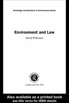 Environment and Law (eBook, PDF) - Wilkinson, David
