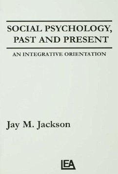 Cover Social Psychology, Past and Present (eBook, PDF)