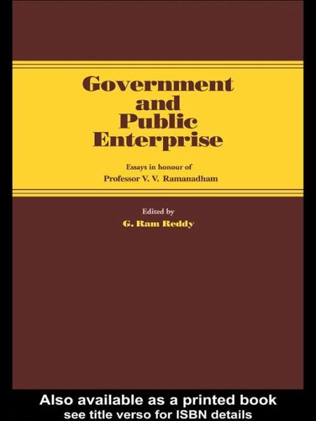 Government and Public Enterprise (eBook, ePUB) Government and Public Enterprise (eBook, ePUB)