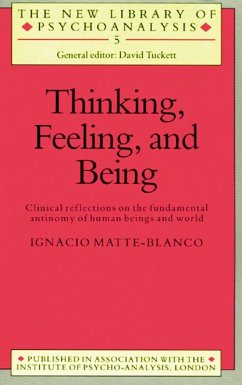 Cover Thinking, Feeling, and Being (eBook, ePUB)