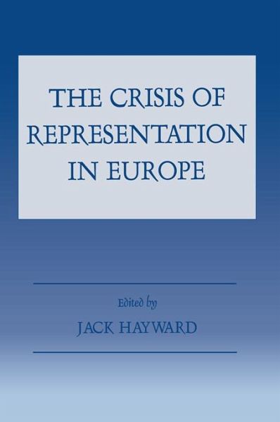 The Crisis of Representation in Europe (eBook, ePUB)