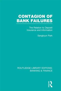 Cover Contagion of Bank Failures (RLE Banking & Finance) (eBook, PDF)