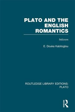 Cover Plato and the English Romantics (RLE: Plato) (eBook, ePUB)