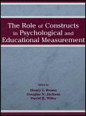 The Role of Constructs in Psychological and Educational Measurement (eBook, ePUB)