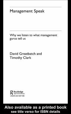 Management Speak (eBook, ePUB) - Greatbatch, David; Clark, Timothy