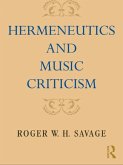 Hermeneutics and Music Criticism (eBook, ePUB)