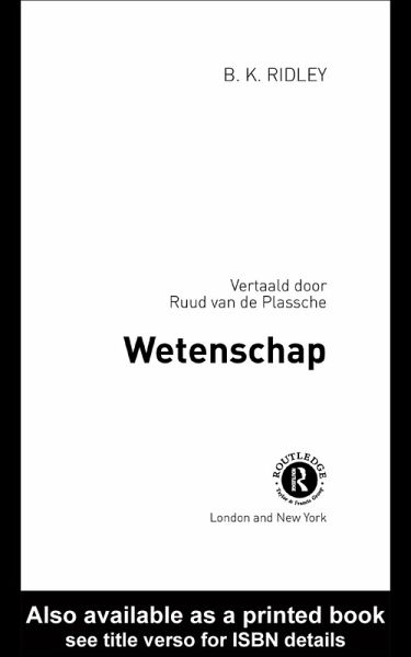 Wetenschap (eBook, PDF)