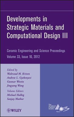 Developments in Strategic Materials and Computational Design III, Volume 33, Issue 10 (eBook, PDF)