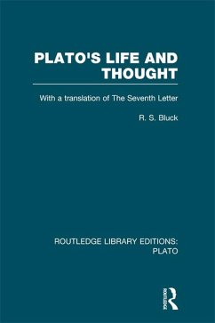 Plato's Life and Thought (RLE: Plato) (eBook, PDF) - Bluck, R.