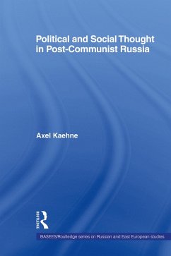 Cover Political and Social Thought in Post-Communist Russia (eBook, ePUB)