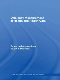 Cover Efficiency Measurement in Health and Health Care (eBook, ePUB)