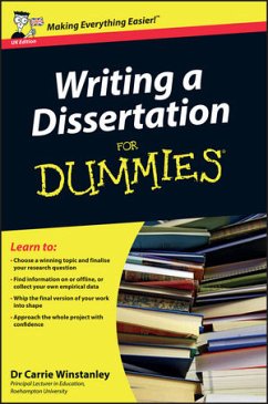 Writing a Dissertation For Dummies, UK Edition (eBook, ePUB) - Winstanley, Carrie
