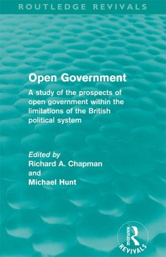 Open Government (Routledge Revivals) (eBook, PDF)
