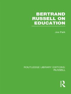 Bertrand Russell On Education (eBook, ePUB) - Park, Joe