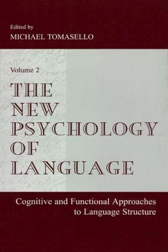 The New Psychology of Language (eBook, ePUB)