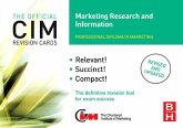 CIM Revision Cards Marketing Research and Information (eBook, ePUB)