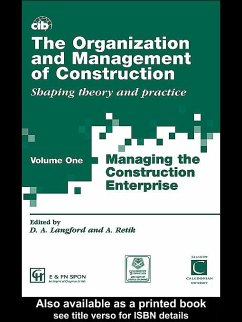 Cover The Organization and Management of Construction (eBook, PDF)