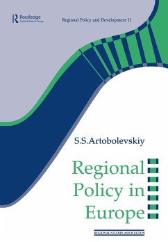 Cover Regional Policy in Europe (eBook, PDF)